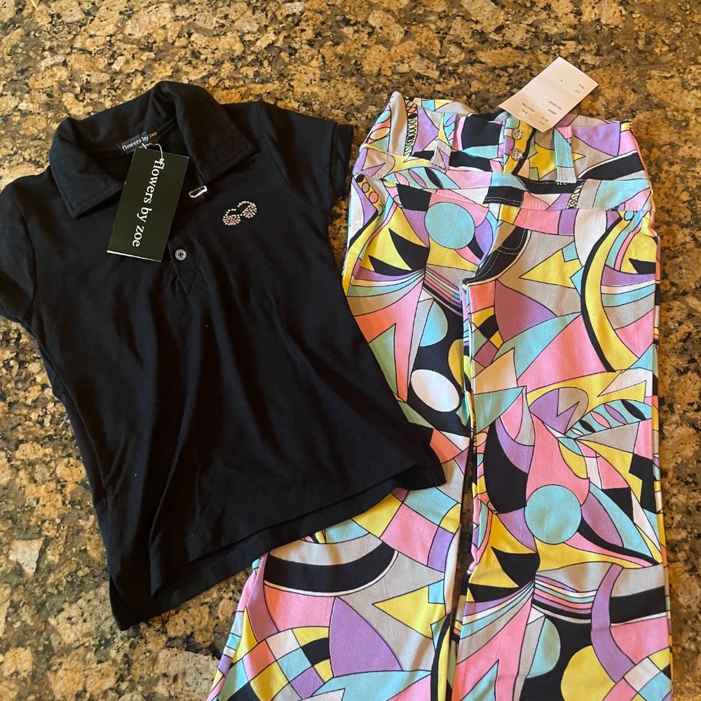 Flowers By Zoe Shirt and Pant Set